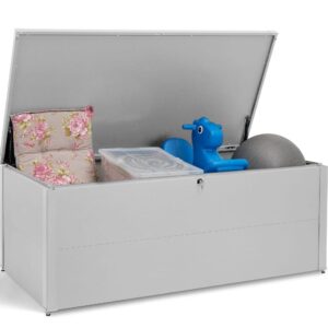 Veľký terasový box - strieborná farba (RAL 9006)