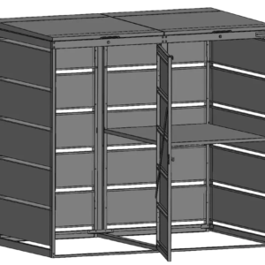 Polica na vstavané koše 120l